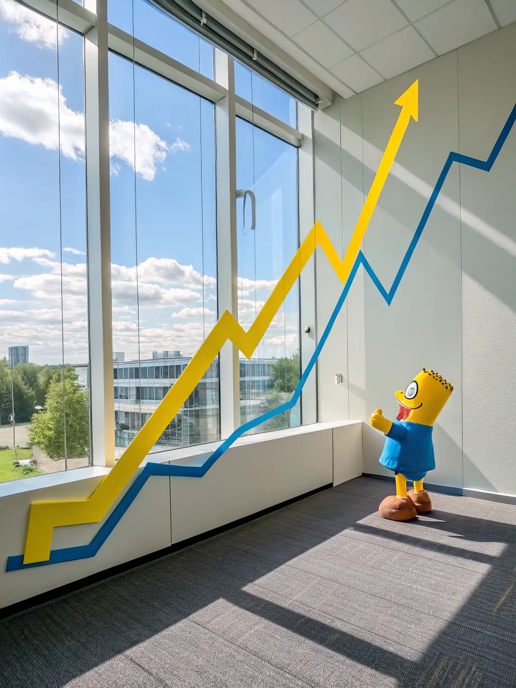 A graph showing upward business growth, with Overcoat's logo subtly integrated, illustrating the tangible results clients achieve through their coaching programs.
